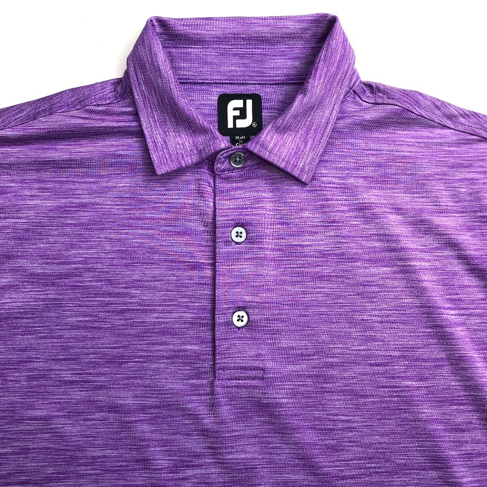 FootJoy FJ Golf Polo Shirt Purple Size XL EUC